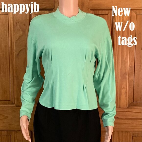 NWOT Vintage American Weekend Long Sleeve Top Blouse Size M - Picture 2 of 12